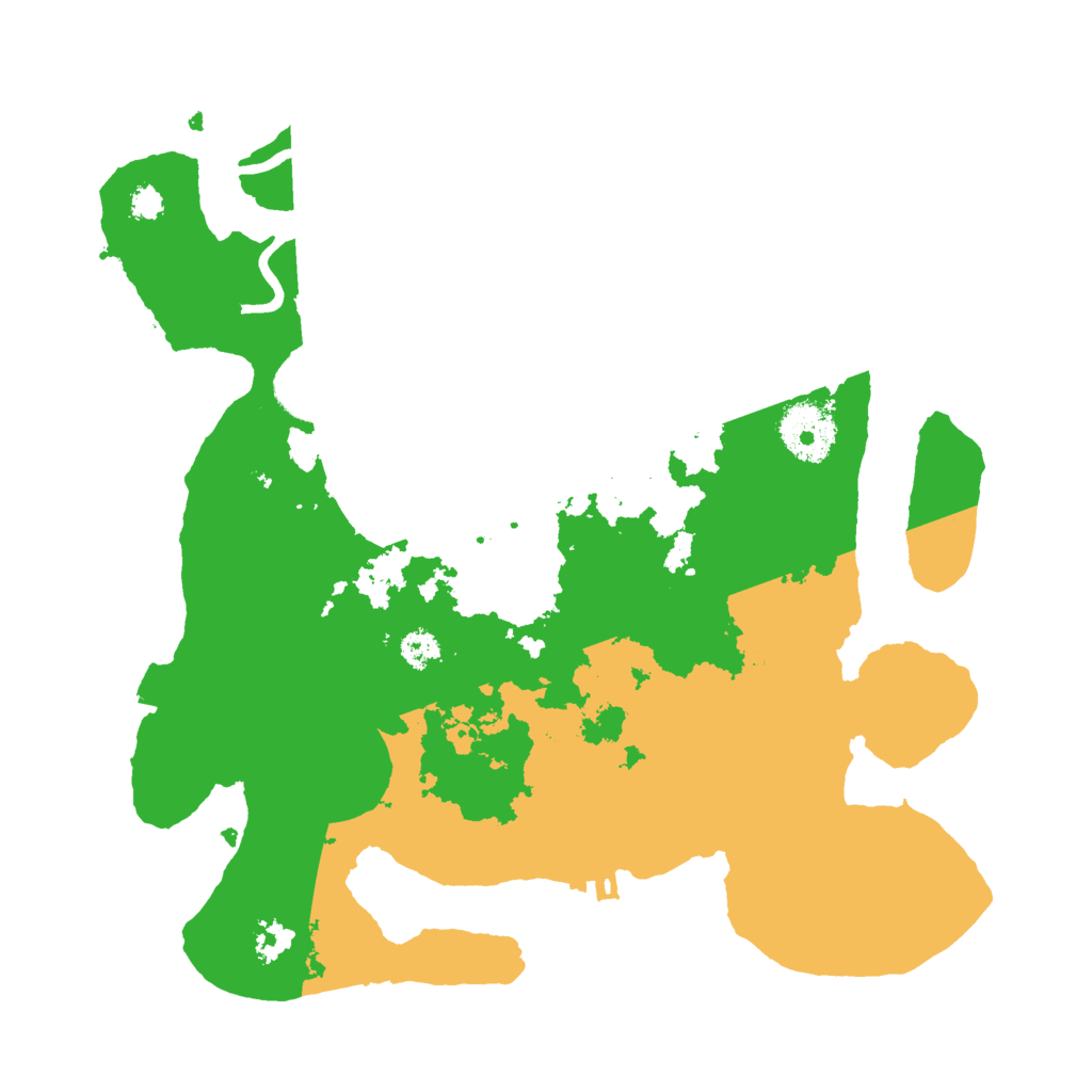 Biome Rust Map: Procedural Map, Size: 3000, Seed: 23826116