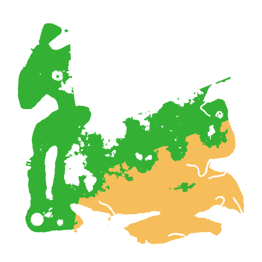 Biome Rust Map: Procedural Map, Size: 3600, Seed: 527193246