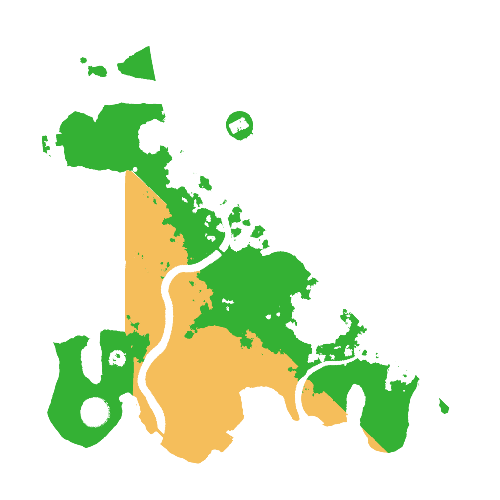 Biome Rust Map: Procedural Map, Size: 3000, Seed: 1551490215