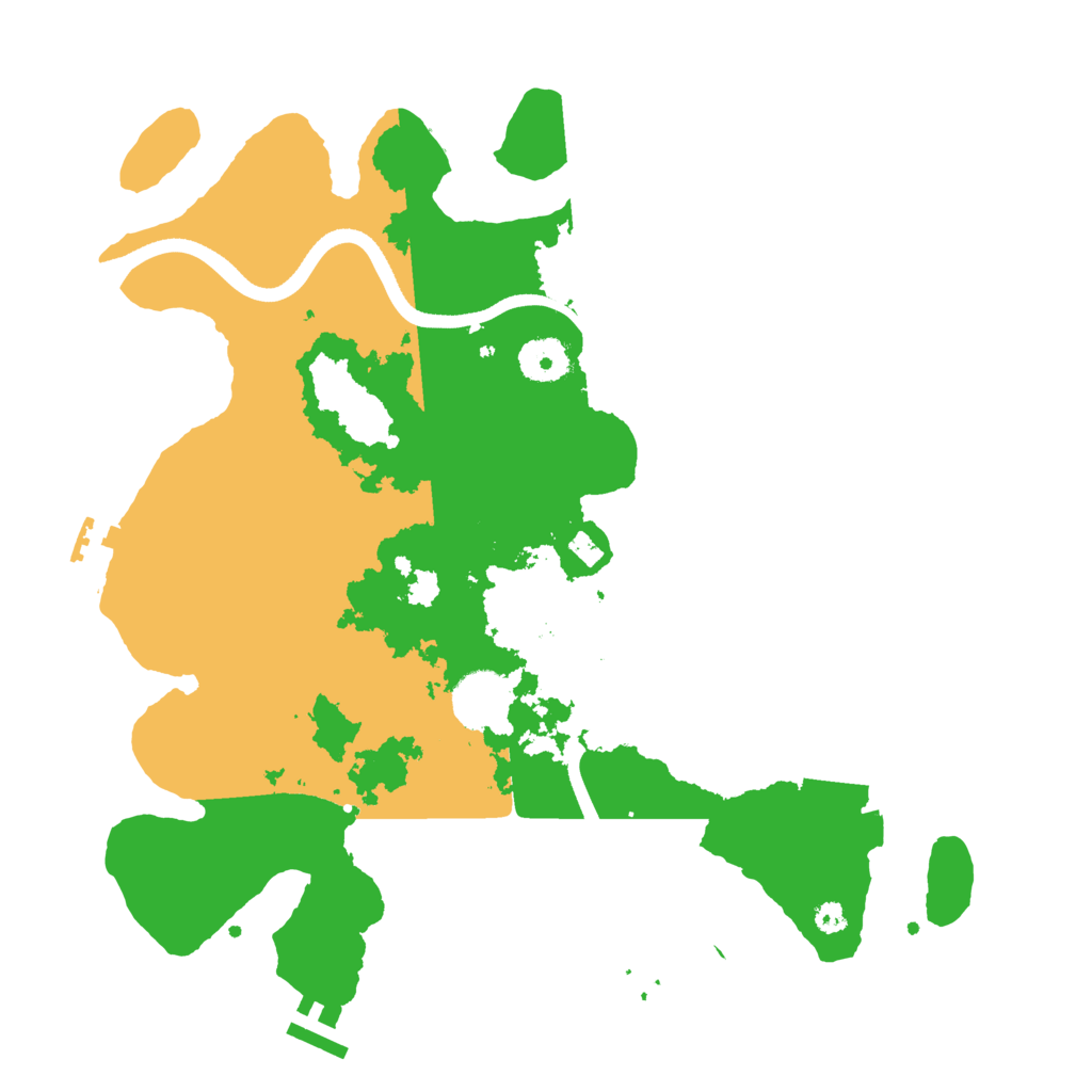 Biome Rust Map: Procedural Map, Size: 3500, Seed: 487732956