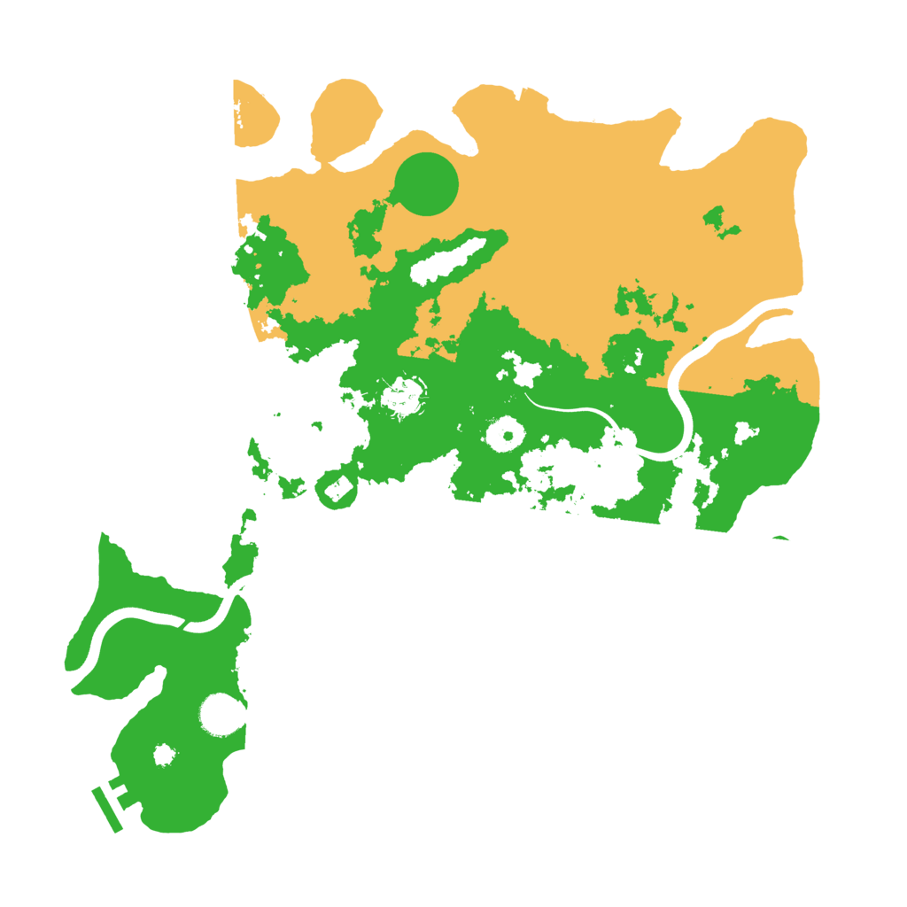 Biome Rust Map: Procedural Map, Size: 3750, Seed: 96841456