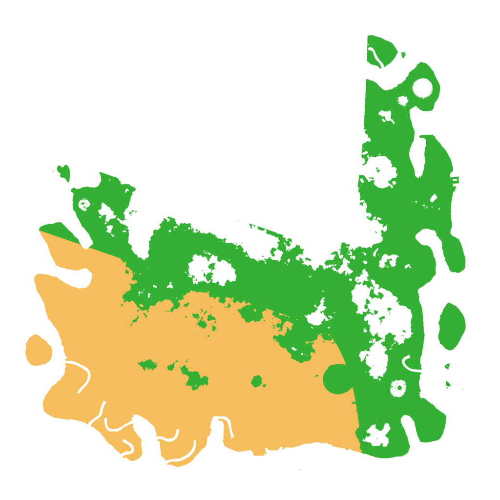 Biome Rust Map: Procedural Map, Size: 4500, Seed: 2099400927