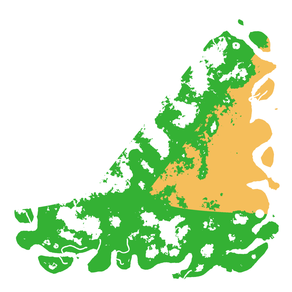 Biome Rust Map: Procedural Map, Size: 6000, Seed: 3456787