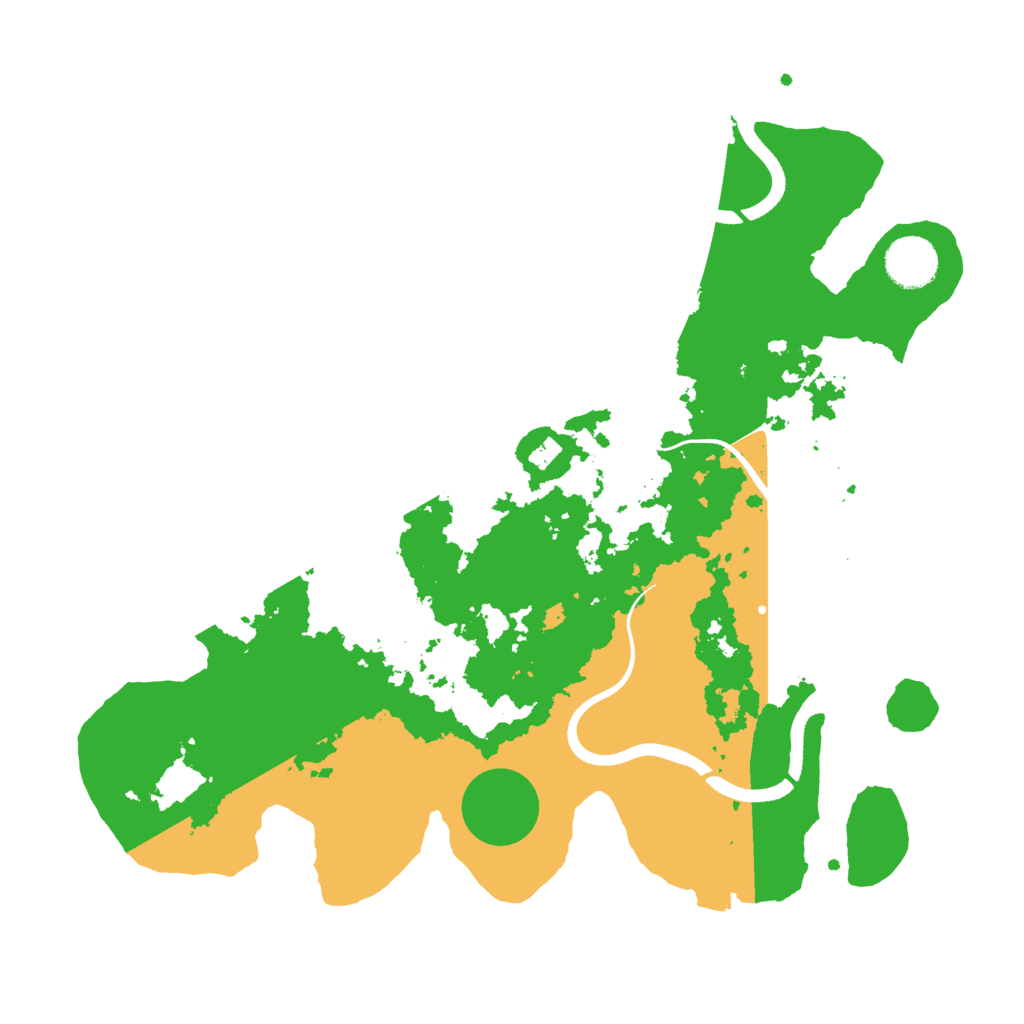 Biome Rust Map: Procedural Map, Size: 3500, Seed: 1306