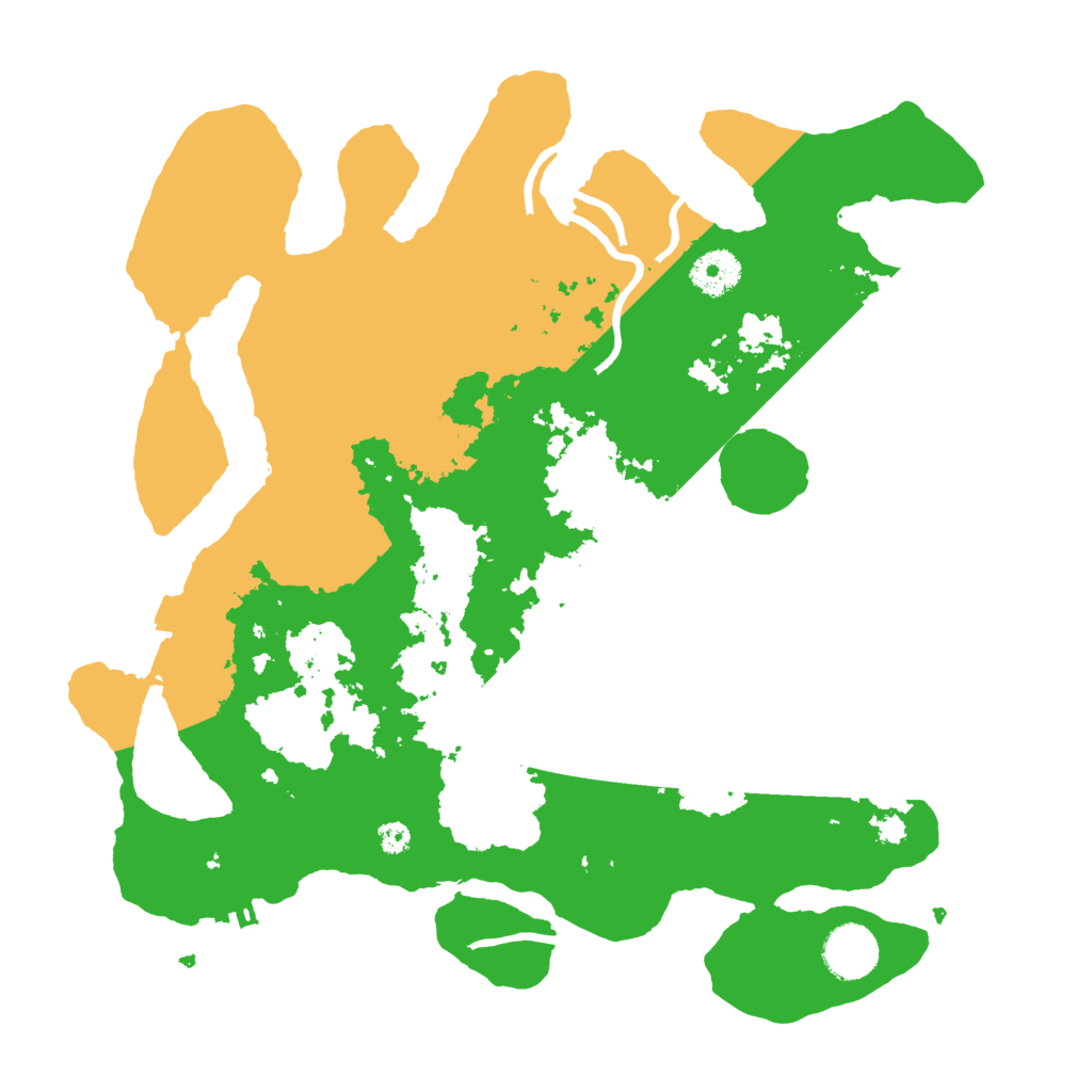 Biome Rust Map: Procedural Map, Size: 3500, Seed: 186074872