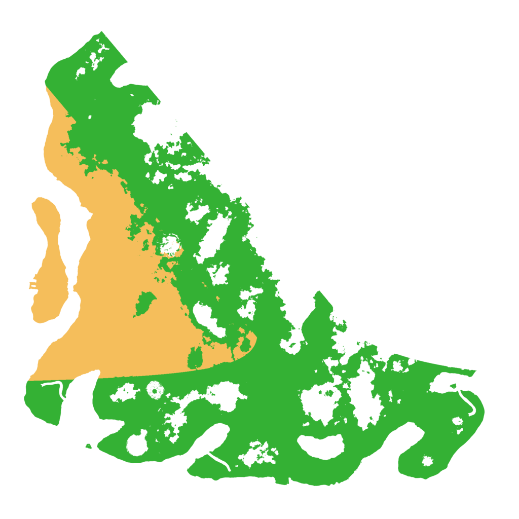 Biome Rust Map: Procedural Map, Size: 4500, Seed: 1262543697