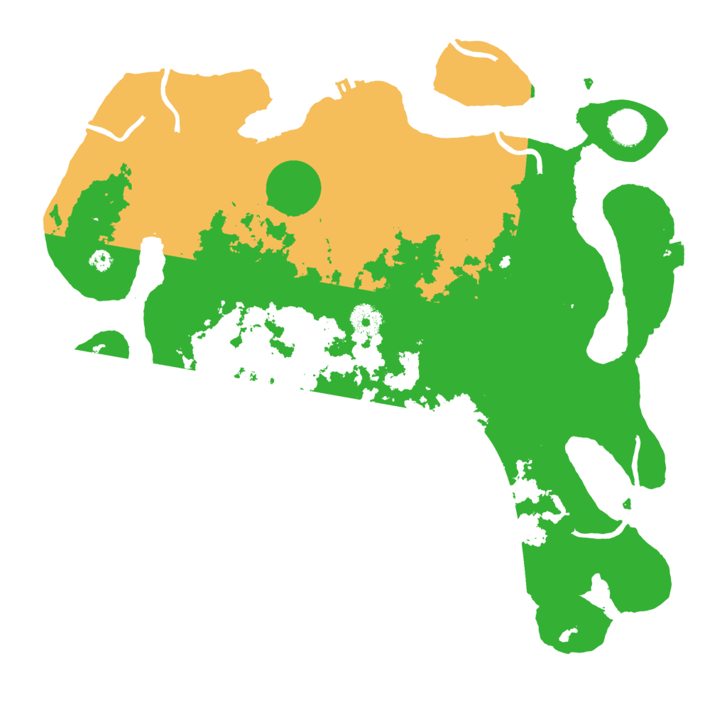 Biome Rust Map: Procedural Map, Size: 3500, Seed: 199405024