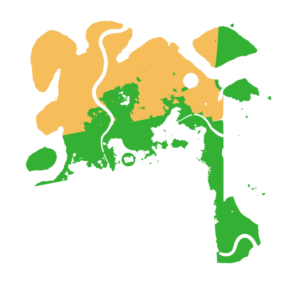 Biome Rust Map: Procedural Map, Size: 3500, Seed: 1385159398