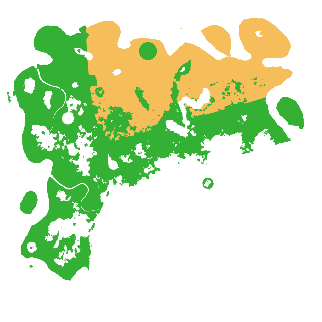 Biome Rust Map: Procedural Map, Size: 4750, Seed: 510