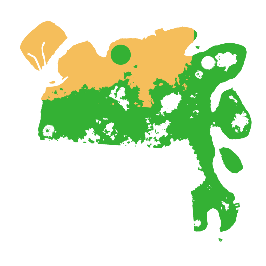 Biome Rust Map: Procedural Map, Size: 3500, Seed: 1463216081