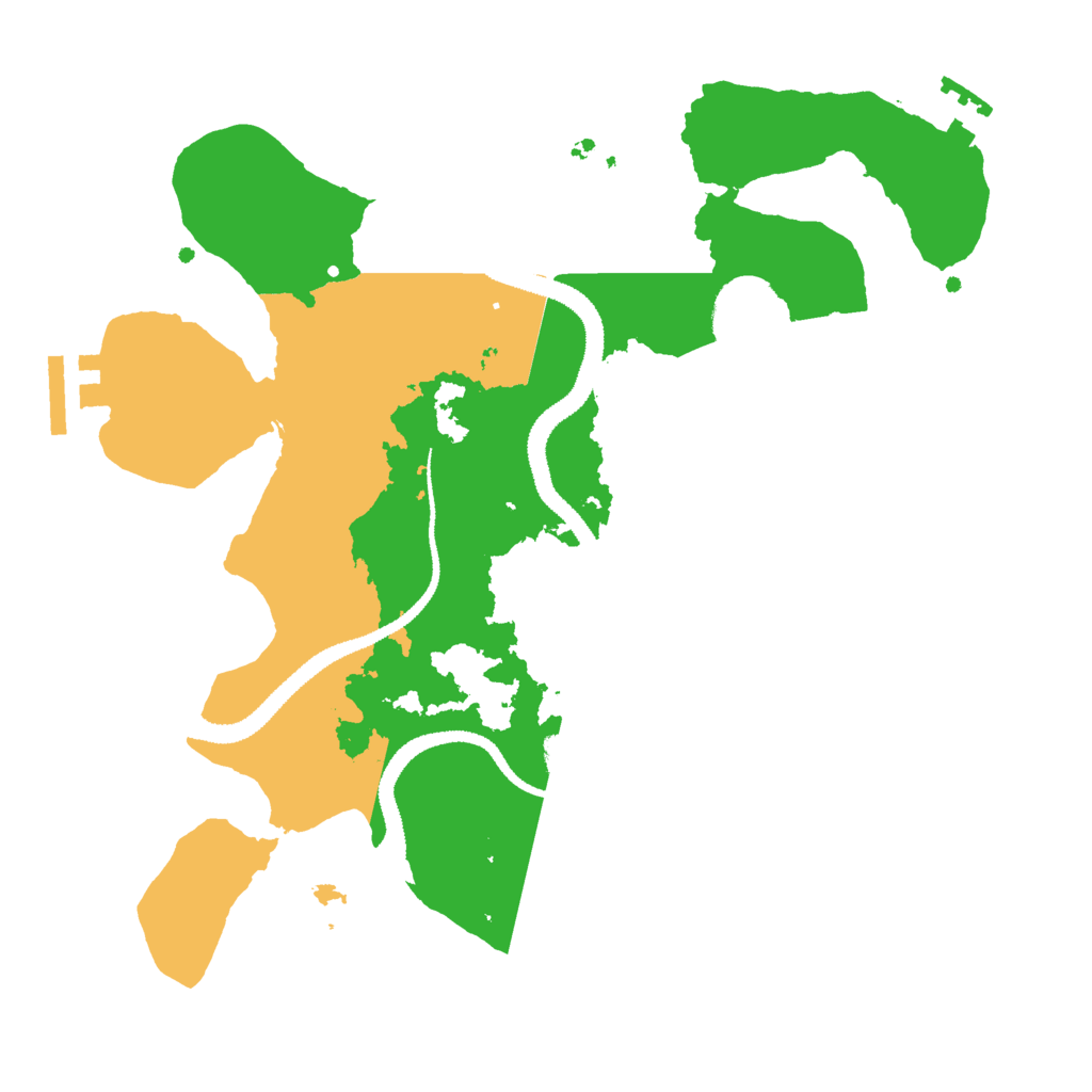 Biome Rust Map: Procedural Map, Size: 2800, Seed: 864