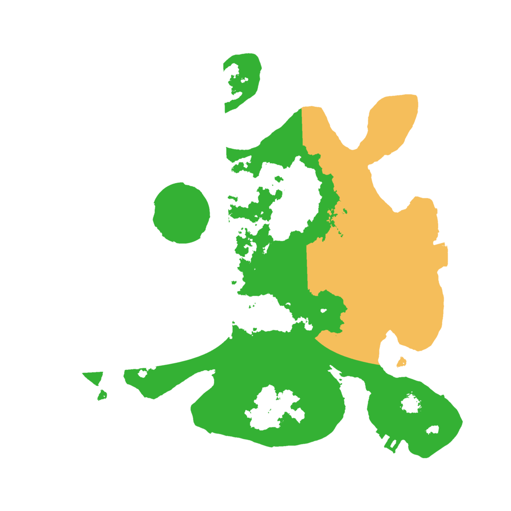 Biome Rust Map: Procedural Map, Size: 2500, Seed: 182228426