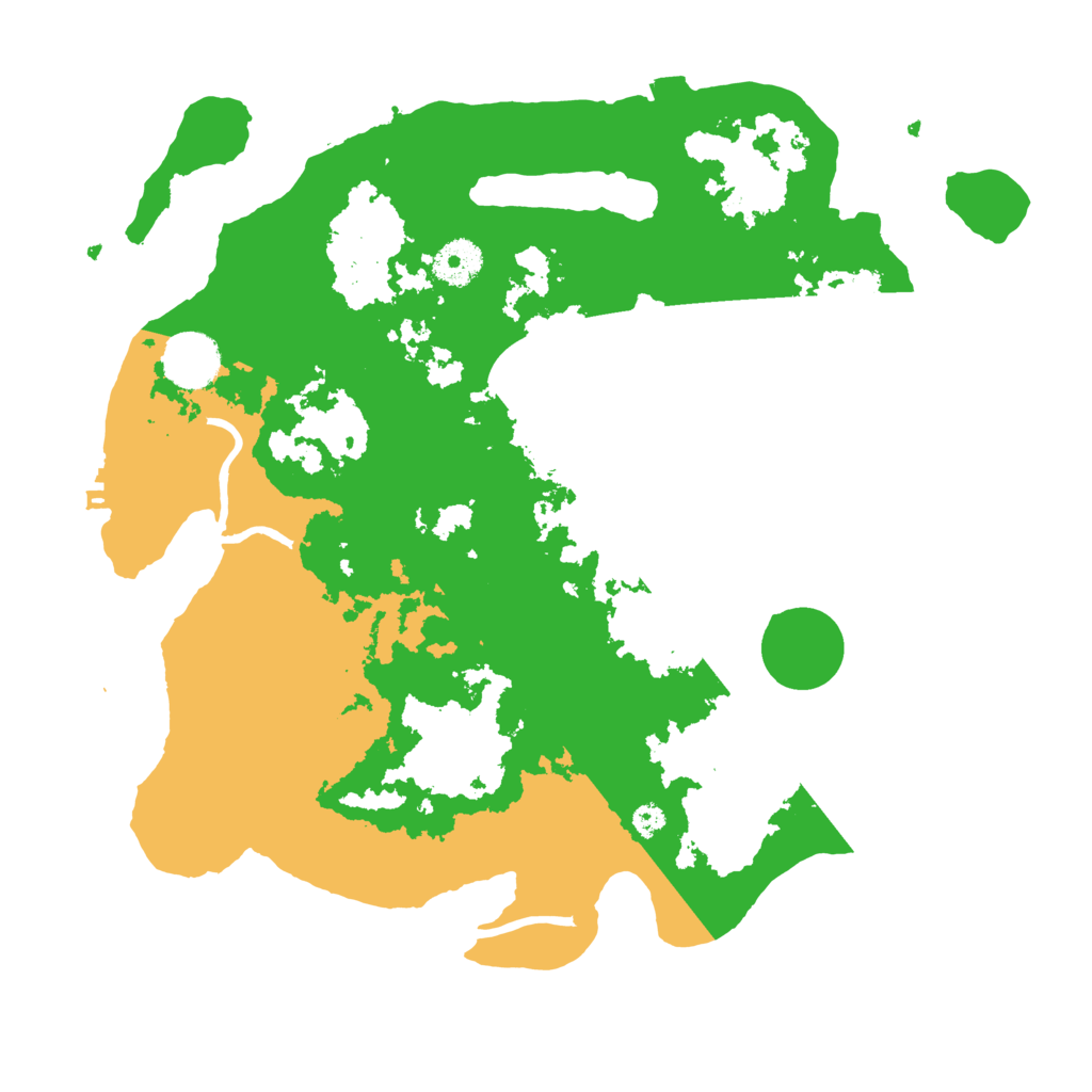 Biome Rust Map: Procedural Map, Size: 3500, Seed: 1739317142