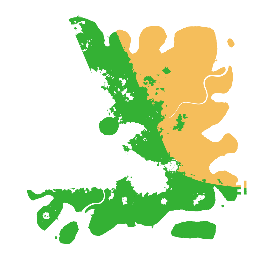 Biome Rust Map: Procedural Map, Size: 3750, Seed: 1365844548