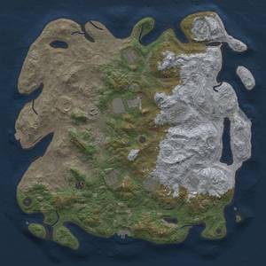 Thumbnail Rust Map: Procedural Map, Size: 4500, Seed: 1367881595, 19 Monuments