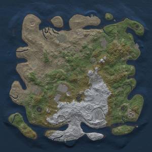 Thumbnail Rust Map: Procedural Map, Size: 4000, Seed: 1465373674, 19 Monuments