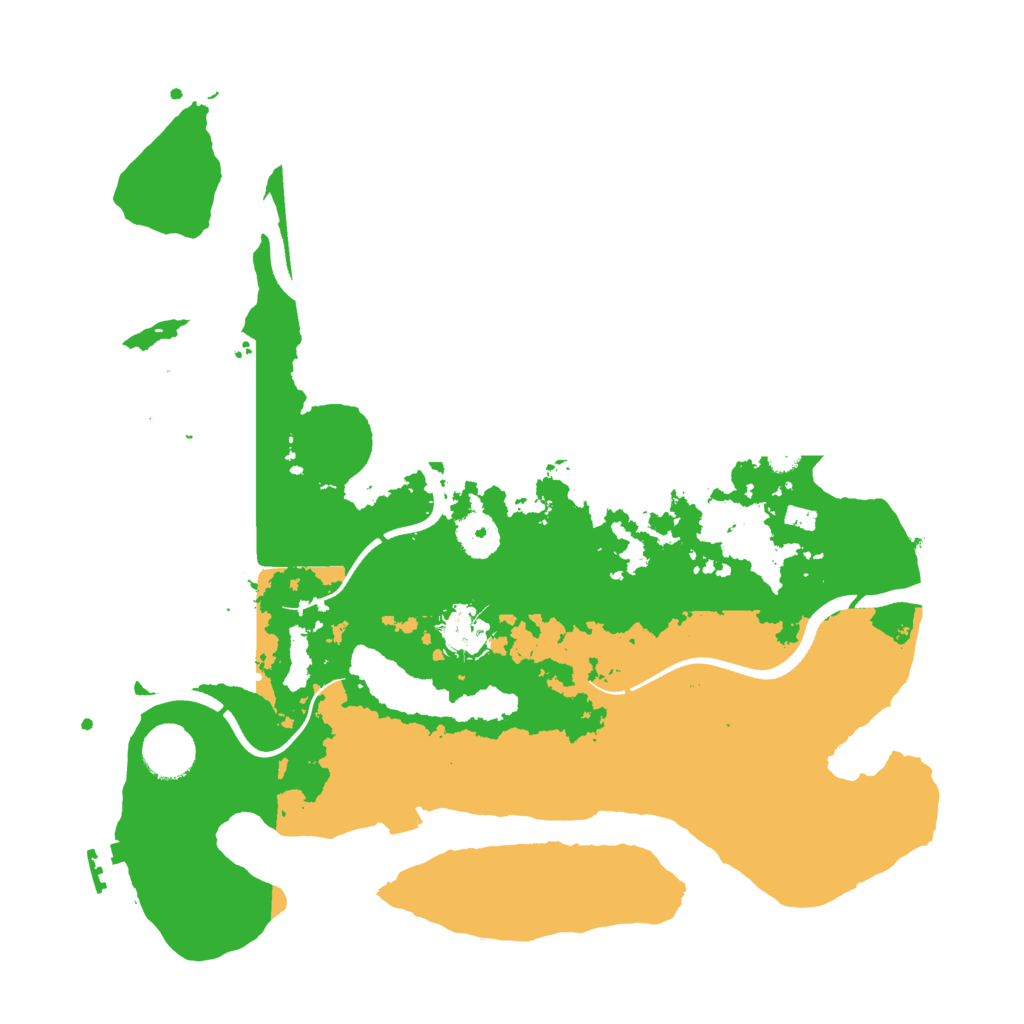 Biome Rust Map: Procedural Map, Size: 3500, Seed: 356058388