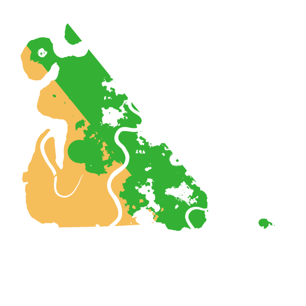 Biome Rust Map: Procedural Map, Size: 3500, Seed: 630345906