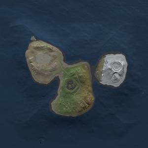 Thumbnail Rust Map: Procedural Map, Size: 1453, Seed: 1702192917, 3 Monuments