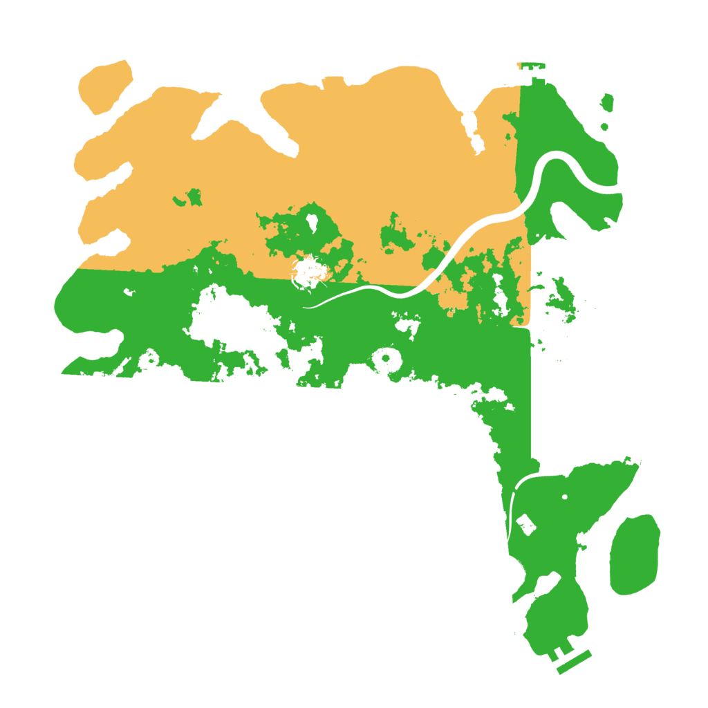 Biome Rust Map: Procedural Map, Size: 3800, Seed: 586040977