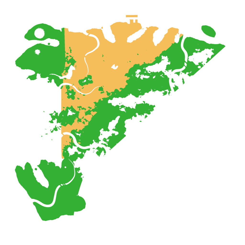 Biome Rust Map: Procedural Map, Size: 4250, Seed: 6888912