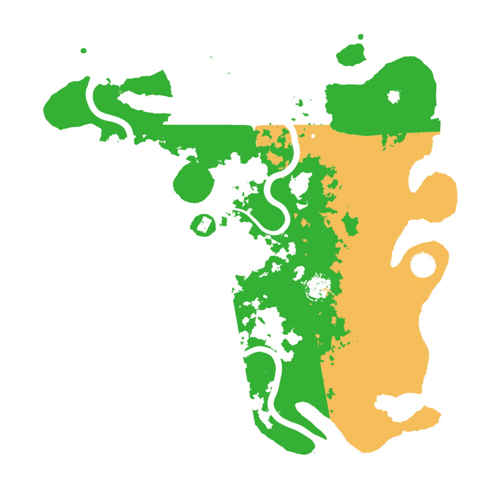 Biome Rust Map: Procedural Map, Size: 3500, Seed: 1920963533