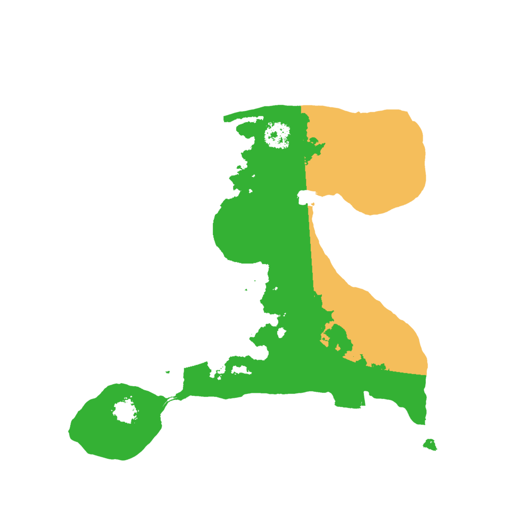 Biome Rust Map: Procedural Map, Size: 2000, Seed: 1441241091