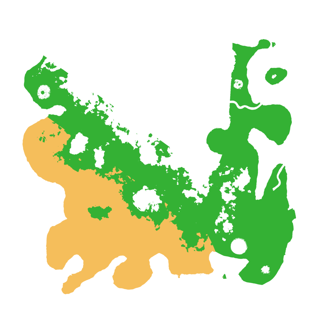 Biome Rust Map: Procedural Map, Size: 3500, Seed: 1415860316