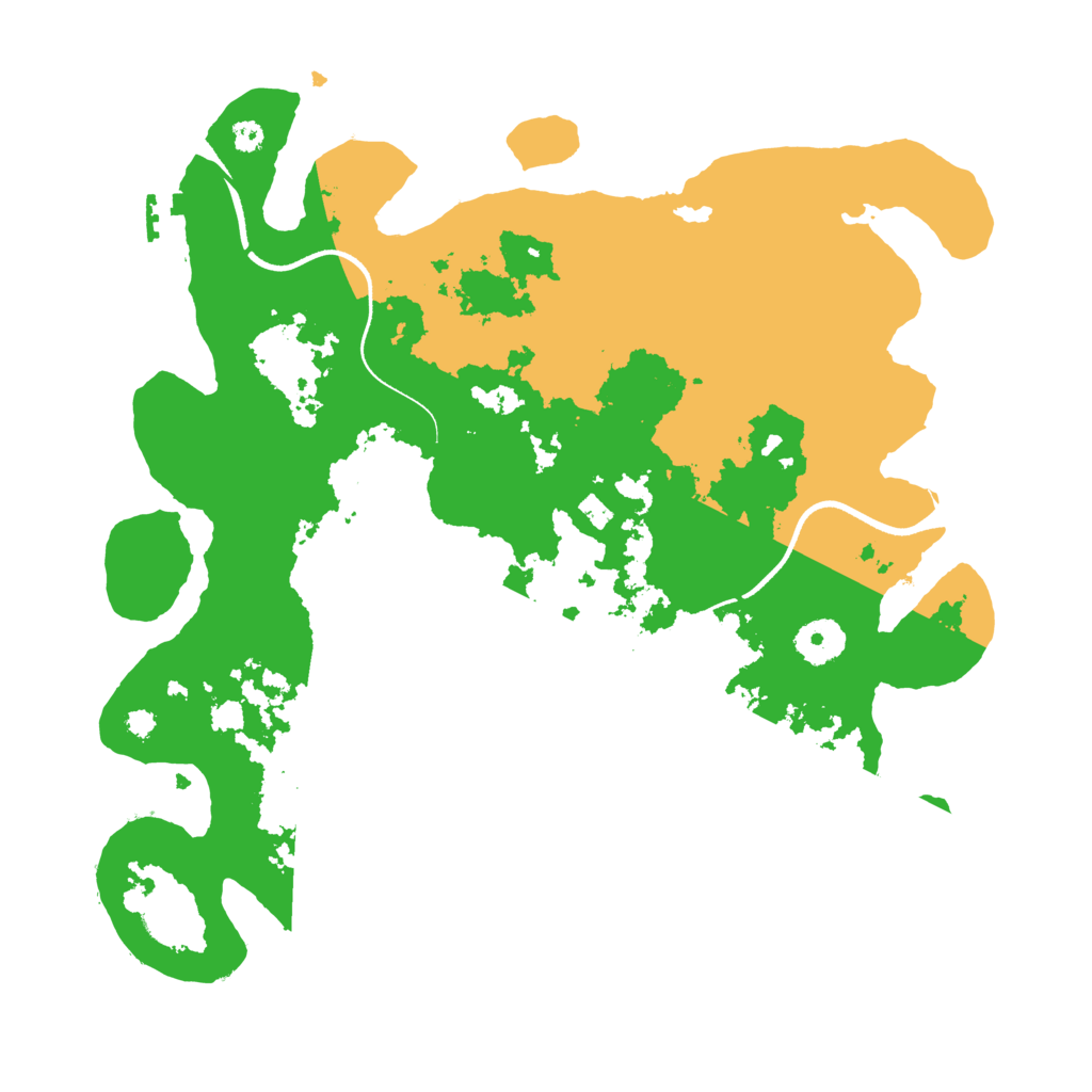Biome Rust Map: Procedural Map, Size: 3500, Seed: 1305009511