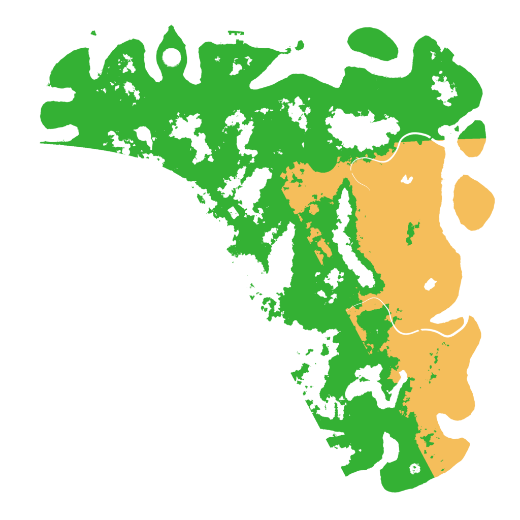 Biome Rust Map: Procedural Map, Size: 4922, Seed: 20021