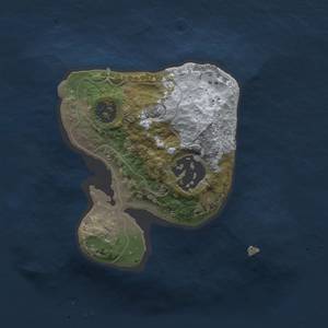 Thumbnail Rust Map: Procedural Map, Size: 1500, Seed: 1500785777, 4 Monuments