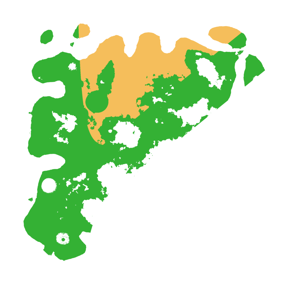 Biome Rust Map: Procedural Map, Size: 3500, Seed: 667915479