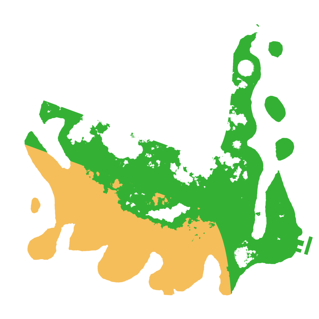 Biome Rust Map: Procedural Map, Size: 3500, Seed: 1199622851