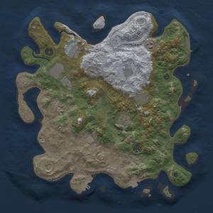 Thumbnail Rust Map: Procedural Map, Size: 3800, Seed: 9308497, 18 Monuments