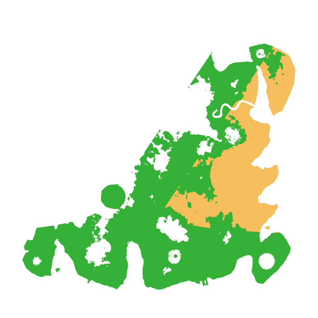 Biome Rust Map: Procedural Map, Size: 3500, Seed: 332880764