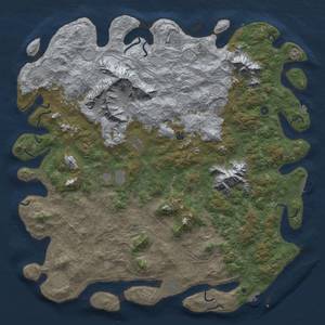 Thumbnail Rust Map: Procedural Map, Size: 6000, Seed: 1287939664, 19 Monuments