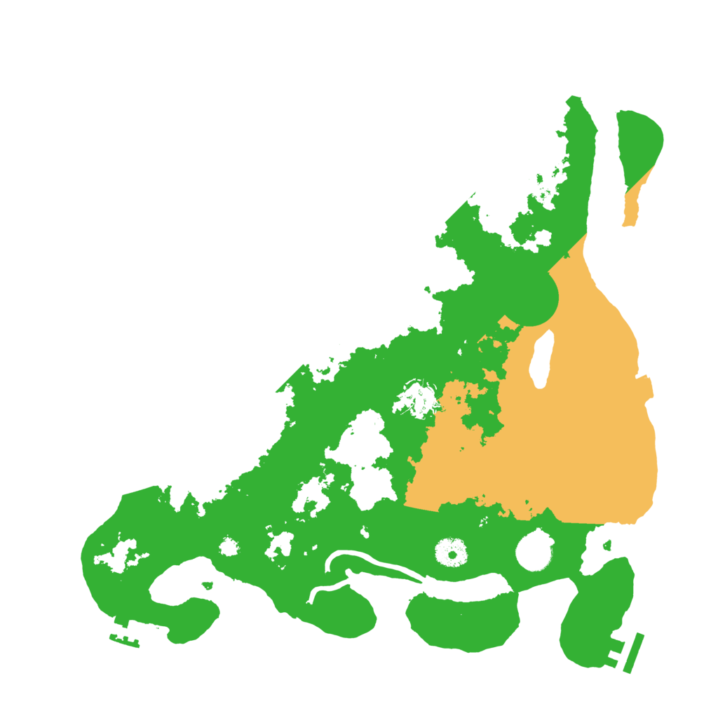 Biome Rust Map: Procedural Map, Size: 3500, Seed: 1178457516