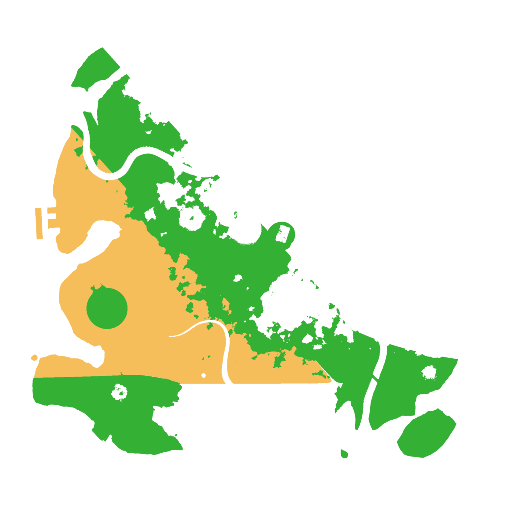 Biome Rust Map: Procedural Map, Size: 3300, Seed: 86278022