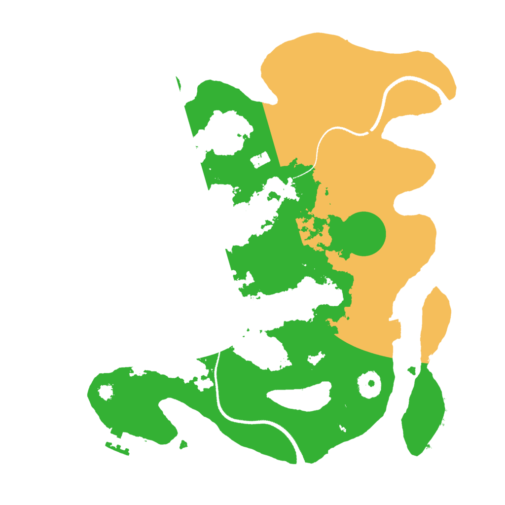 Biome Rust Map: Procedural Map, Size: 3000, Seed: 1645420719