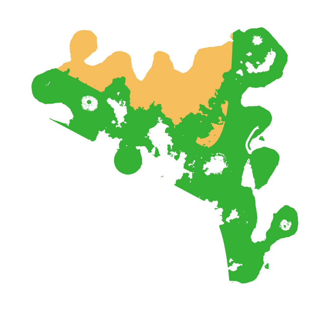 Biome Rust Map: Procedural Map, Size: 3000, Seed: 562414055