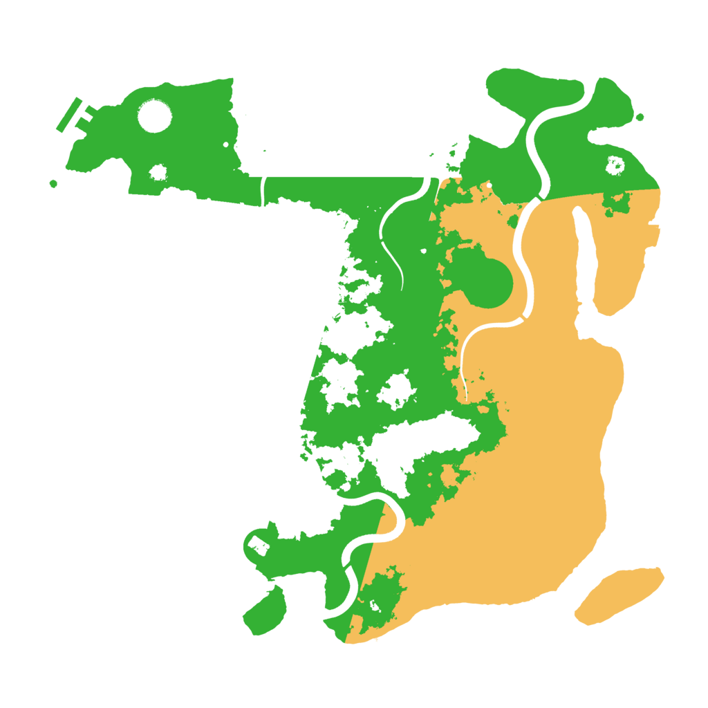 Biome Rust Map: Procedural Map, Size: 3750, Seed: 69591594