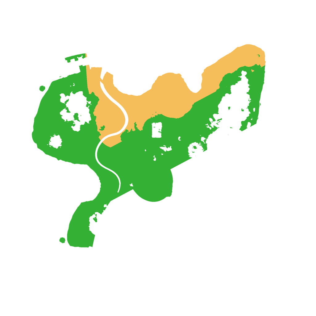 Biome Rust Map: Procedural Map, Size: 2200, Seed: 51544874