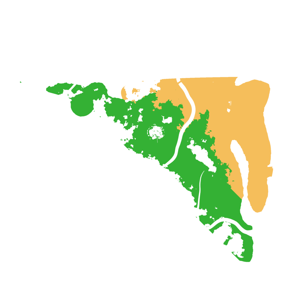 Biome Rust Map: Procedural Map, Size: 3500, Seed: 1076074650