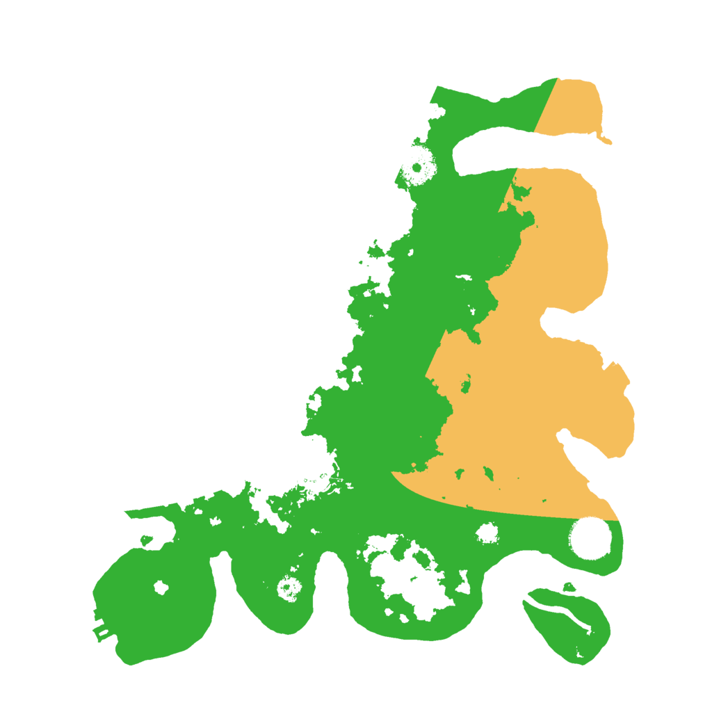 Biome Rust Map: Procedural Map, Size: 3000, Seed: 13320