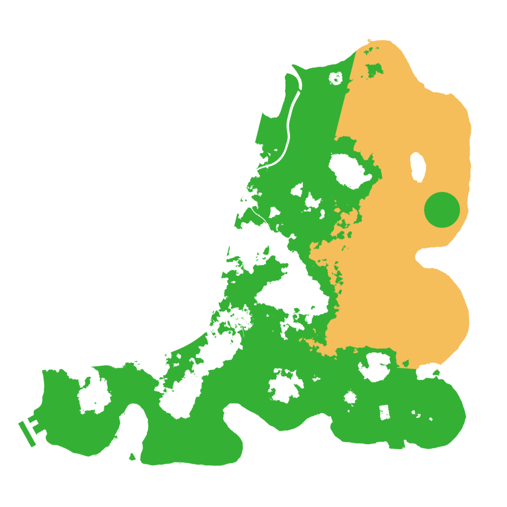 Biome Rust Map: Procedural Map, Size: 3750, Seed: 928387