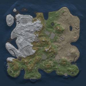 Thumbnail Rust Map: Procedural Map, Size: 3750, Seed: 928387, 17 Monuments