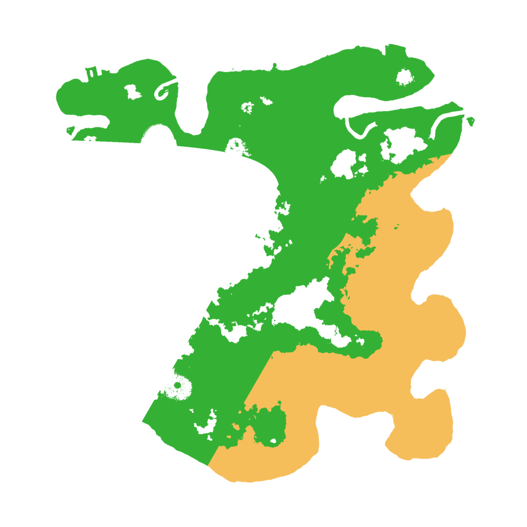 Biome Rust Map: Procedural Map, Size: 3000, Seed: 518124827