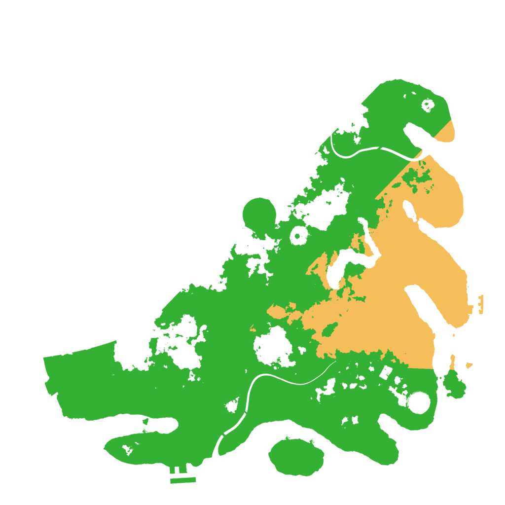 Biome Rust Map: Procedural Map, Size: 4000, Seed: 1019844872