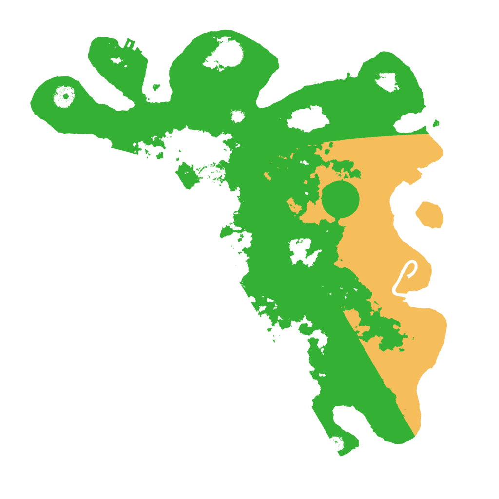 Biome Rust Map: Procedural Map, Size: 3500, Seed: 990292