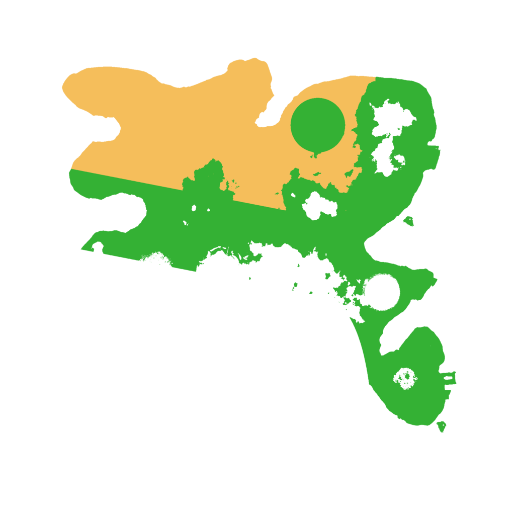 Biome Rust Map: Procedural Map, Size: 2500, Seed: 1046874167